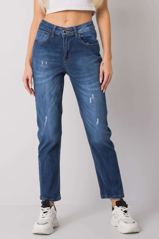 Tamsiai mėlyni džinsai, įprasti...