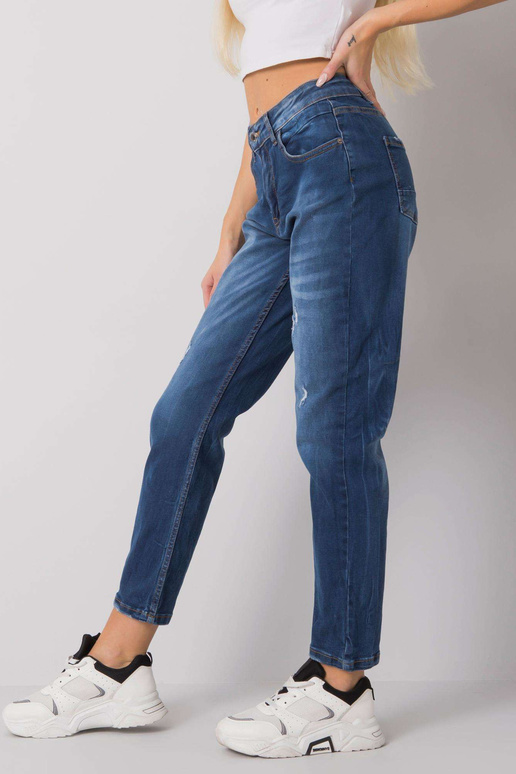 Tamsiai mėlyni džinsai, įprasti...