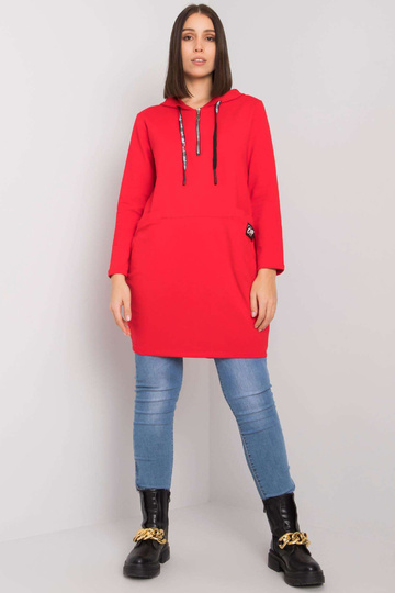 Raudona medvilninė tunika...