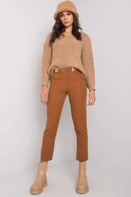 Šviesiai rudos elegantiškos kelnės...