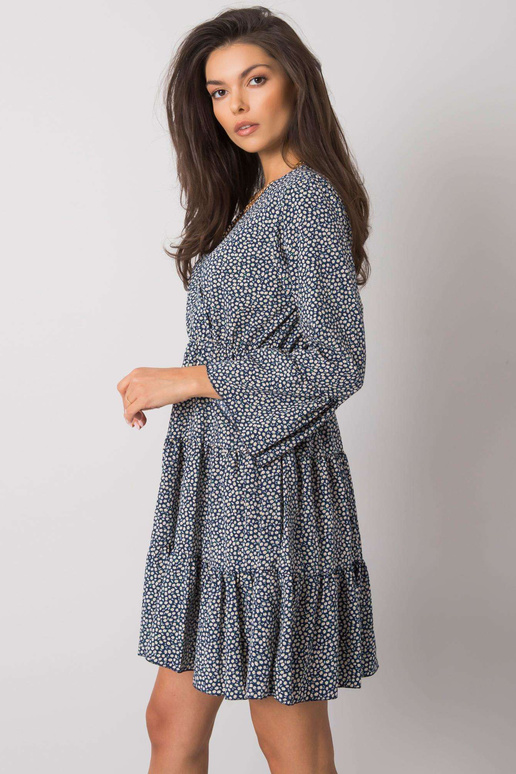 Tamsiai mėlyna Daleyza suknelė su...