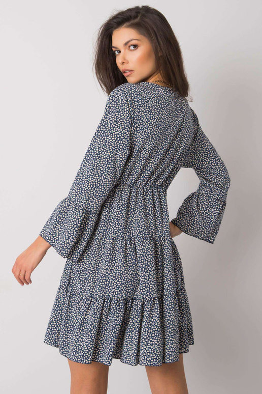 Tamsiai mėlyna Daleyza suknelė su...