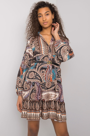 Juoda „Milah Print“ suknelė