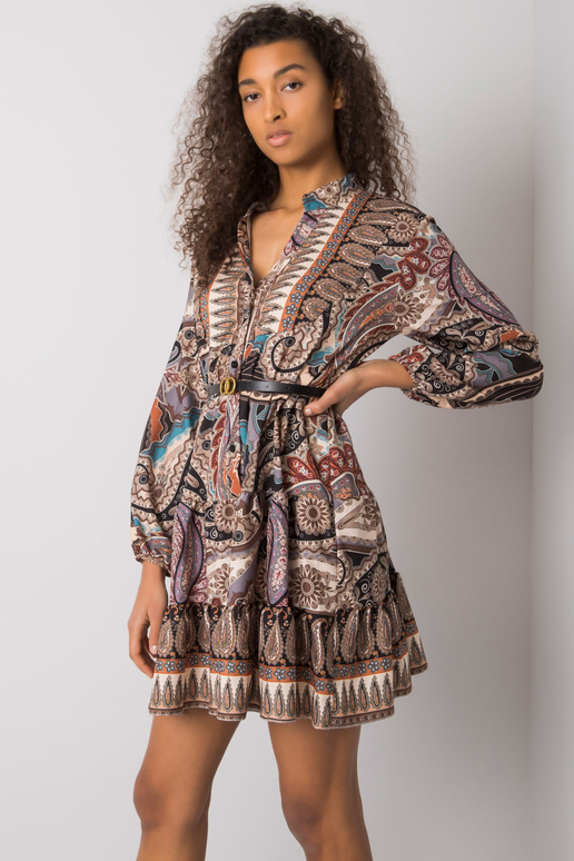 Juoda „Milah Print“ suknelė Juoda „Milah Print“ suknelė