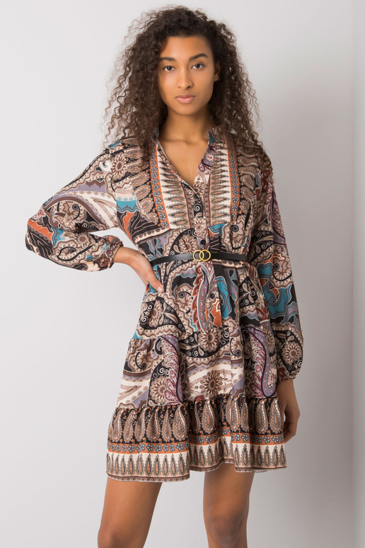 Juoda „Milah Print“ suknelė Juoda „Milah Print“ suknelė