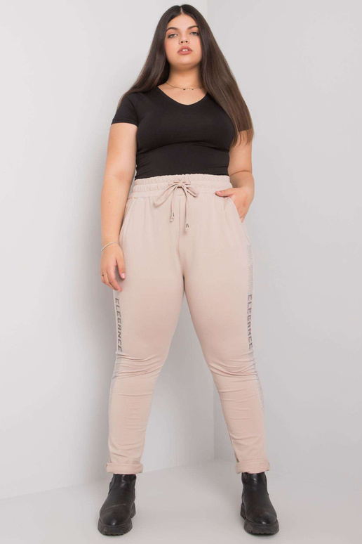 Smėlio spalvos plius dydžio sportinės...