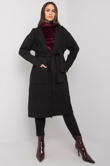 Juodas megztinis su įrišimu...