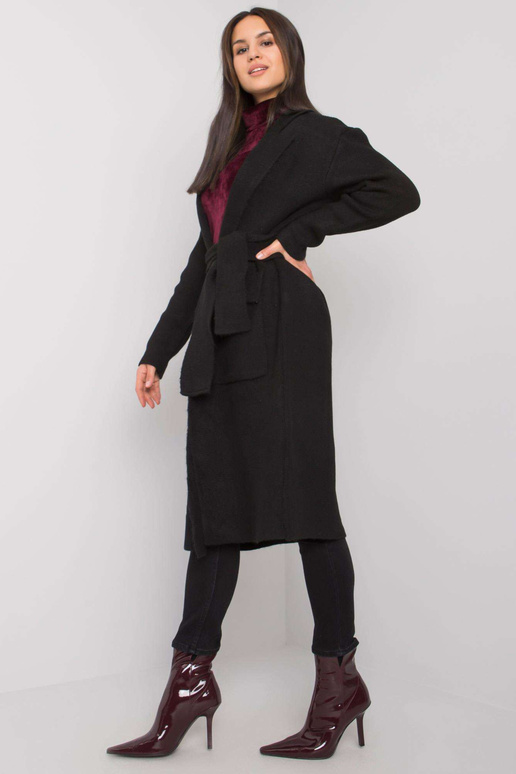 Juodas megztinis su įrišimu Cordie... Juodas megztinis su įrišimu Cordie...