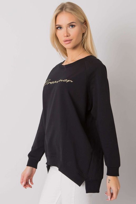 Juodi megztiniai moterims su užrašu...