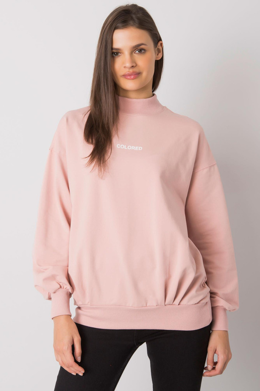 Purvinas rožinis megztinis be gobtuvo... Purvinas rožinis megztinis be gobtuvo...