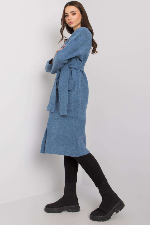 Mėlynas megztinis su įrišimu Cordie...