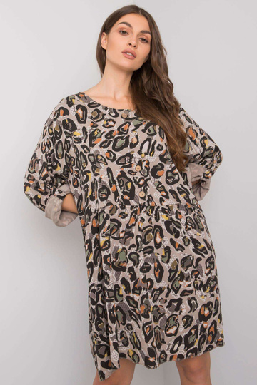 Pilka Earlene viskozės suknelė