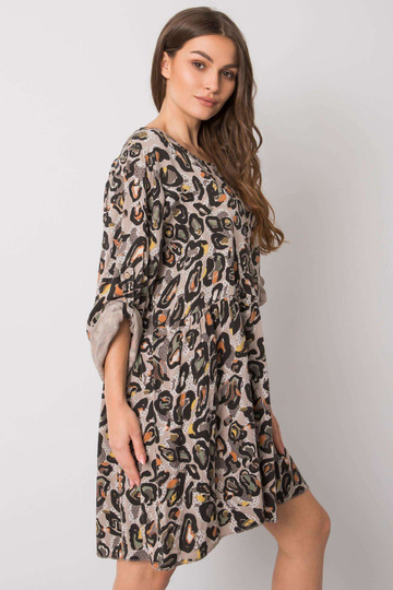 Pilka Earlene viskozės suknelė 2