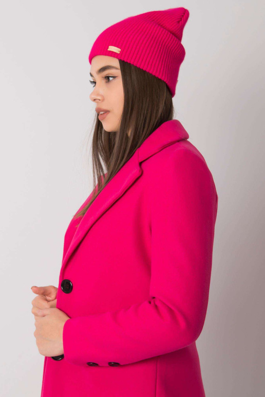 Fuksijos spalvos megzta kepuraitė RUE...