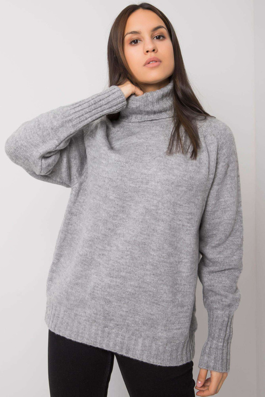 Pilkas moteriškas megztinis su vėžiu...