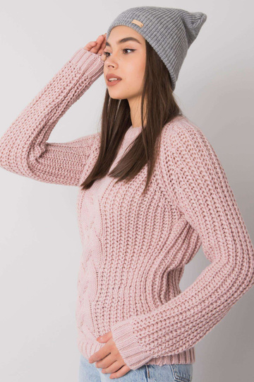 Pilka megzta beanie RUE PARIS