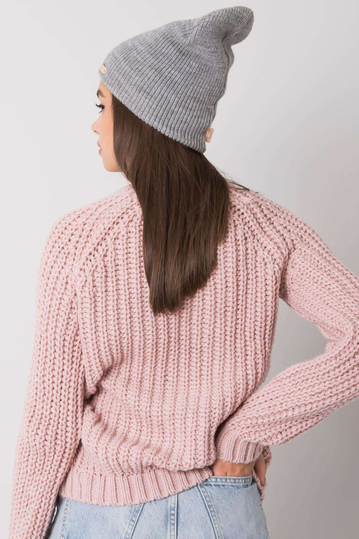 Pilka megzta beanie RUE PARIS