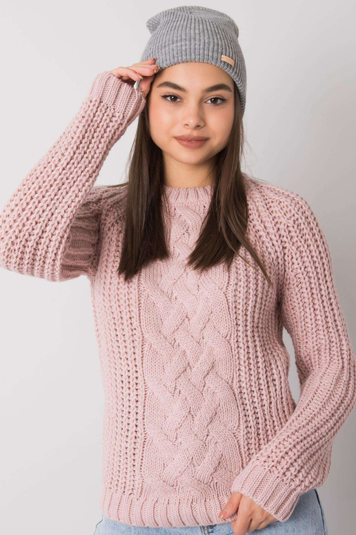 Pilka megzta beanie RUE PARIS