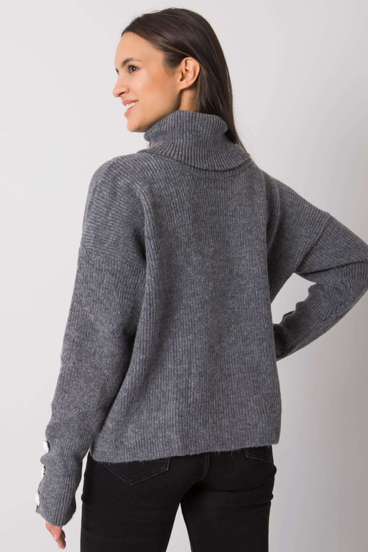Tamsiai pilkas moteriškas megztinis...
