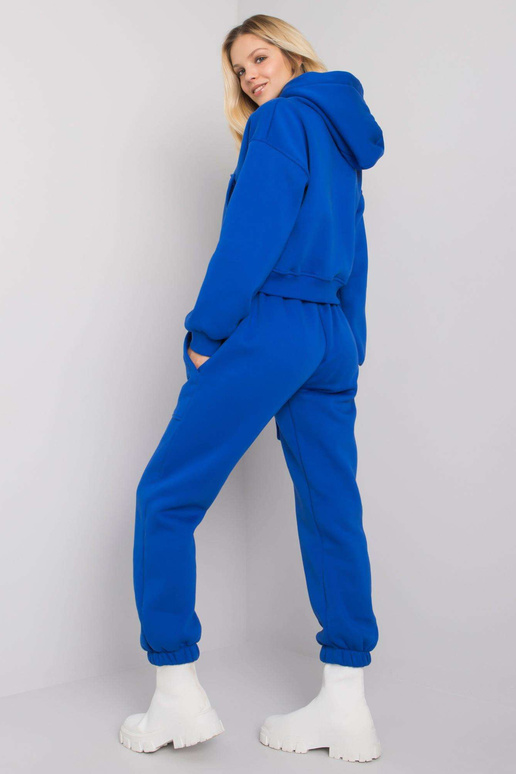 Tamsiai mėlynos spalvos medvilninis...