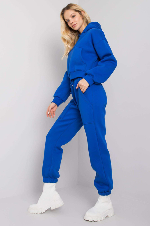 Tamsiai mėlynos spalvos medvilninis...