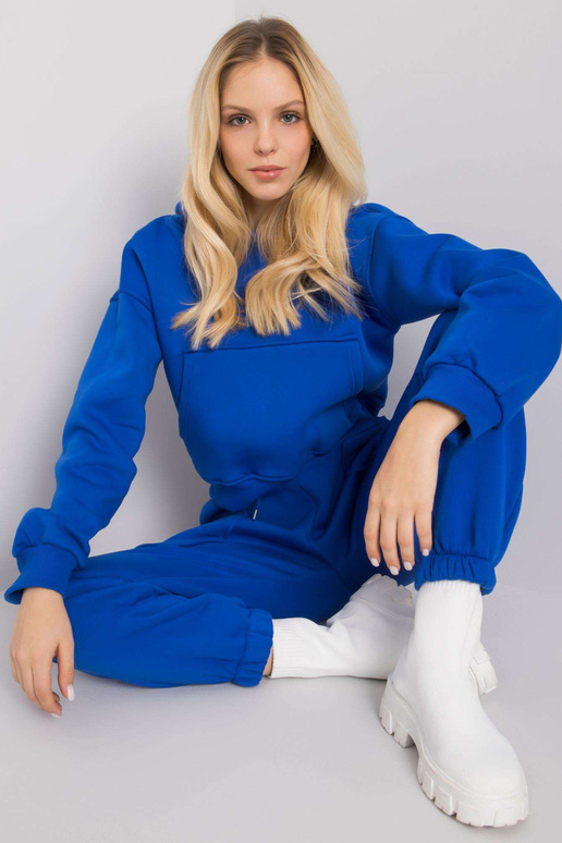 Tamsiai mėlynos spalvos medvilninis...