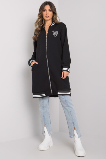 Juodas ilgas megztinis su... 2