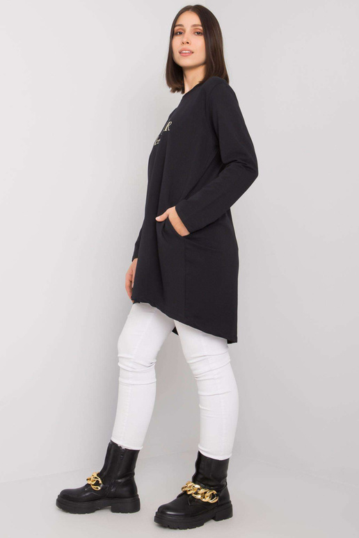 Juoda plius dydžio tunika su Alexiah...