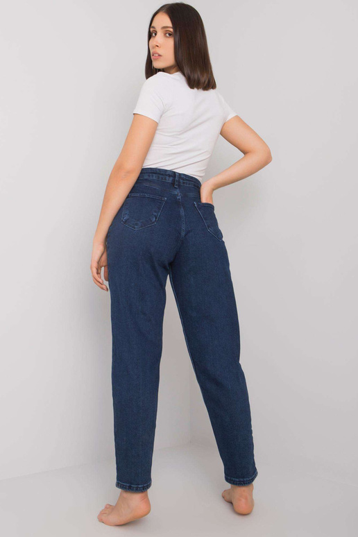 Mėlyni tiesūs džinsai didesnio dydžio...