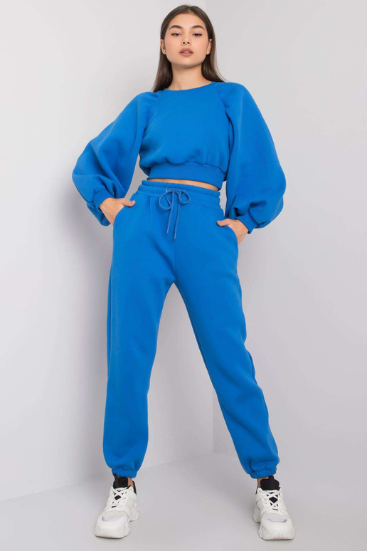 Tamsiai mėlynas moteriškas dviejų...