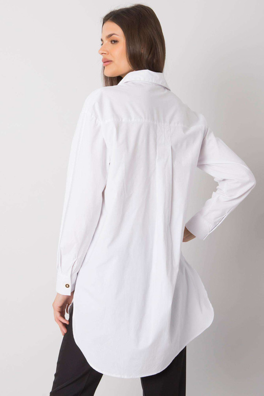 Balti terra medvilnės marškinėliai