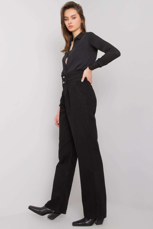 Juodi Shelburne džinsai su aukštu...