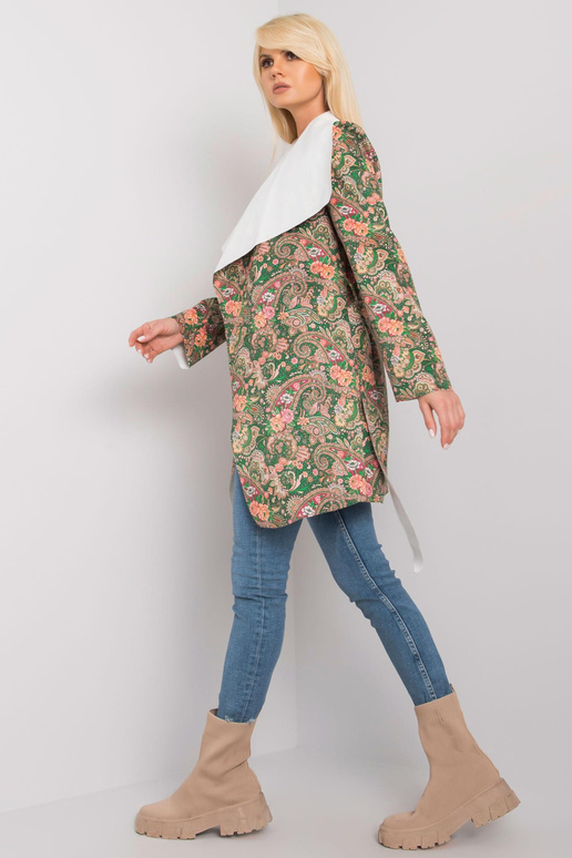 Khaki rašto moteriškas paltas Aggie