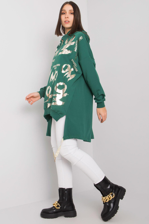 Tamsiai žalias Allisia plius dydžio...