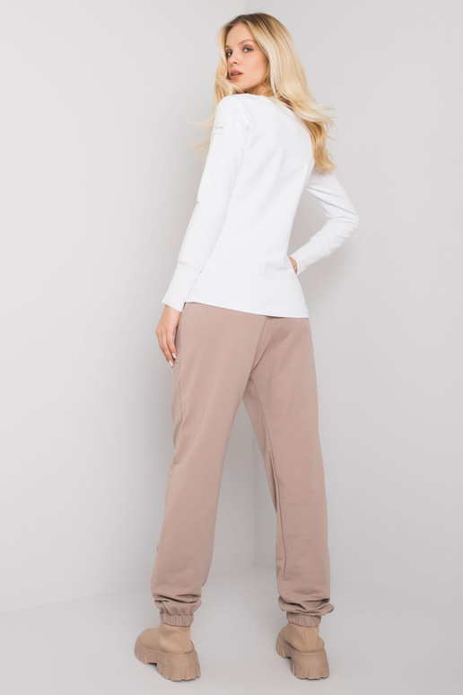 Baltos ir smėlio spalvos moteriškas...