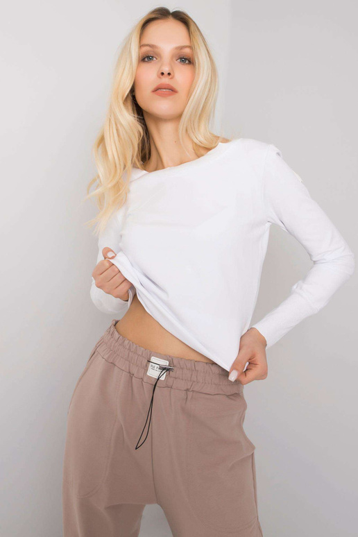 Baltos ir smėlio spalvos moteriškas...