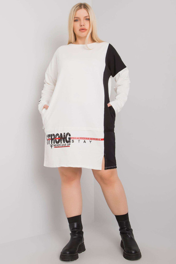 Ecru medvilnės tunika plius... 2