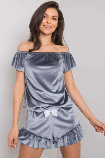 Mėlyna veliūrinė pižama su... 2