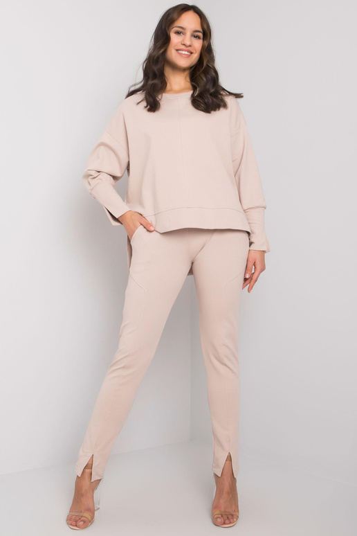 Šviesiai smėlio spalvos dviejų dalių...