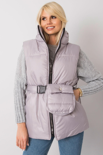 Šviesiai pilka Effie pūkinė...