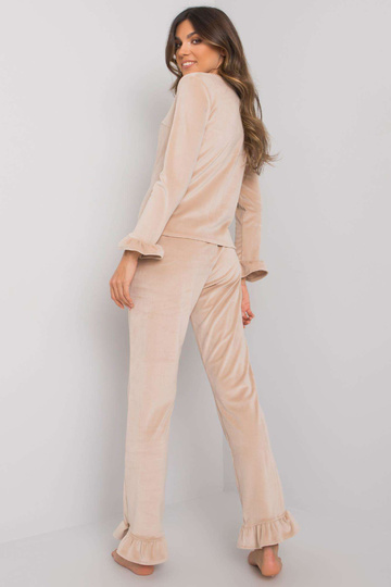 Smėlio spalvos veliūrinė... 2