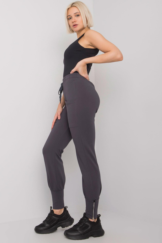 Grafitinės sportinės kelnės su...