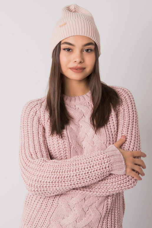 Moteriška purvina rožinė megzta...