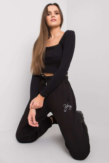 Juodos sportinės kelnės su...