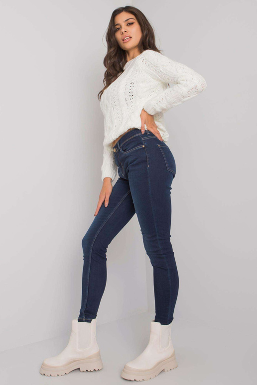 Tamsiai mėlyni siauri džinsai Harrow...