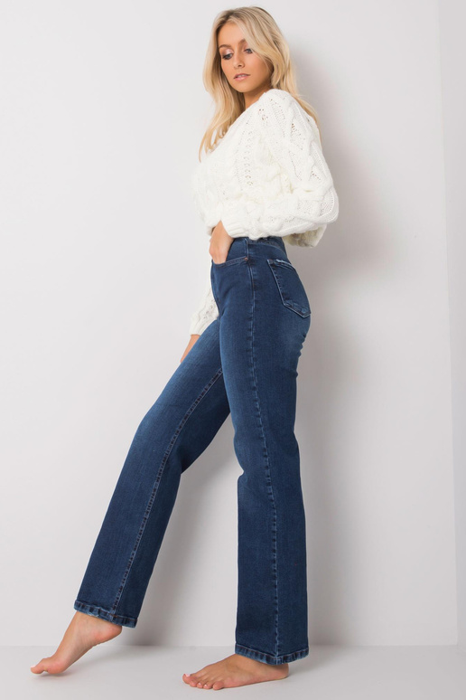 Tamsiai mėlyni džinsai moterims...