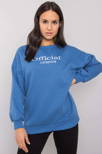 Mėlynas megztinis be...