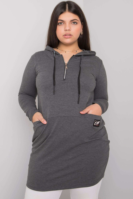 Tamsiai pilka plius dydžio medvilninė... Tamsiai pilka plius dydžio medvilninė...