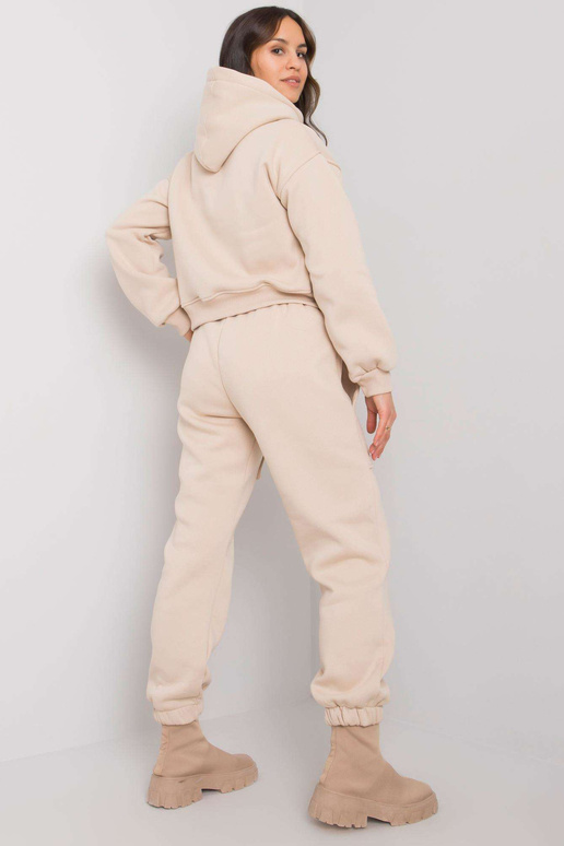 Smėlio spalvos medvilninio džemperio...