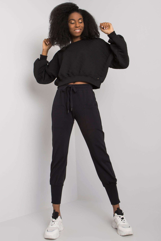 Juodos sportinės kelnės su...